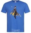 Men's T-Shirt Genshion impact Jun Li royal-blue фото