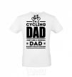 Men's T-Shirt Im a cycling Dad White фото