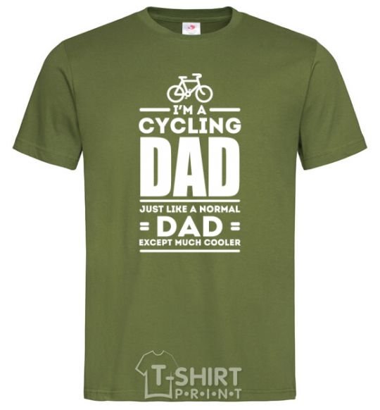 Men's T-Shirt Im a cycling Dad millennial-khaki фото