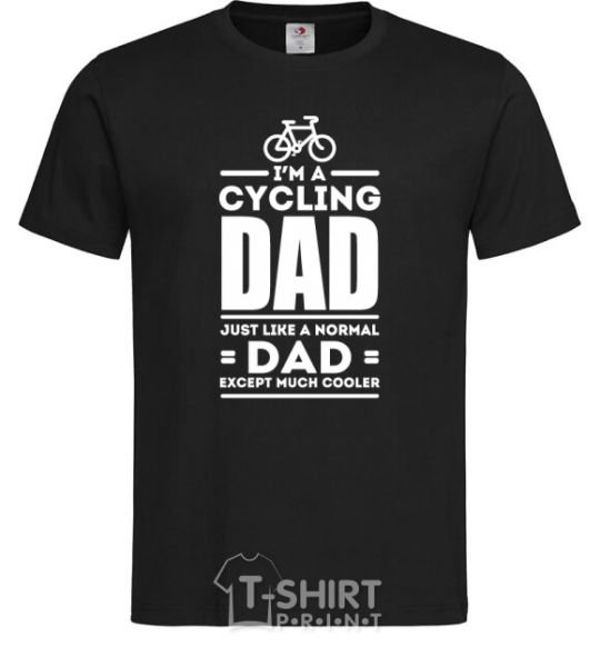 Men's T-Shirt Im a cycling Dad black фото