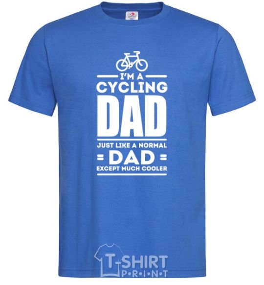 Men's T-Shirt Im a cycling Dad royal-blue фото