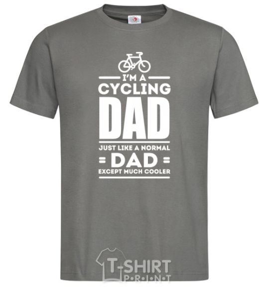 Men's T-Shirt Im a cycling Dad dark-grey фото