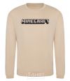 Sweatshirt Minecraft logo 3d sand фото