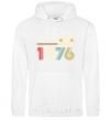 Men`s hoodie Vintage limited edition White фото