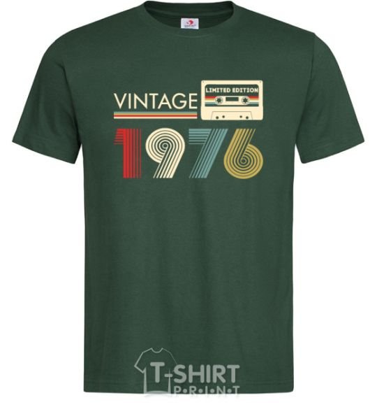 Men's T-Shirt Vintage limited edition bottle-green фото