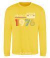 Sweatshirt Vintage limited edition yellow фото