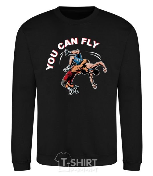 Sweatshirt You can fly black фото
