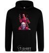 Men`s hoodie Deadpool and Thanos black фото