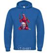 Men`s hoodie Deadpool and Thanos royal фото