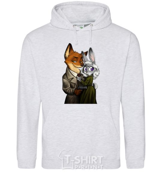 Men`s hoodie Judy Zveropolis sport-grey фото