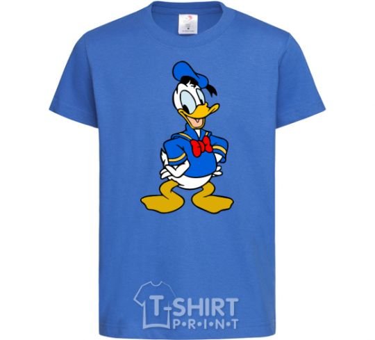 Детская футболка Дональд Дак Ярко-синий фото