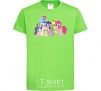 Kids T-shirt Friendship is a miracle orchid-green фото