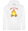 Men`s hoodie Gianni, you're on fire White фото