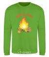 Sweatshirt Gianni, you're on fire orchid-green фото