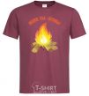 Men's T-Shirt Gianni, you're on fire burgundy фото