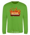 Sweatshirt Gianni, you're a fire orchid-green фото