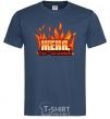 Men's T-Shirt Gianni, you're a fire navy-blue фото