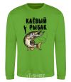 Sweatshirt Cool fisherman orchid-green фото