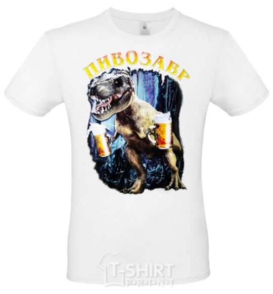 Men's T-Shirt Beerzavr White фото