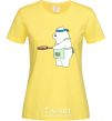 Women's T-shirt Regular bears. White cornsilk фото