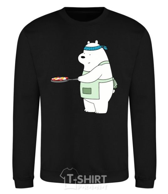 Sweatshirt Regular bears. White black фото