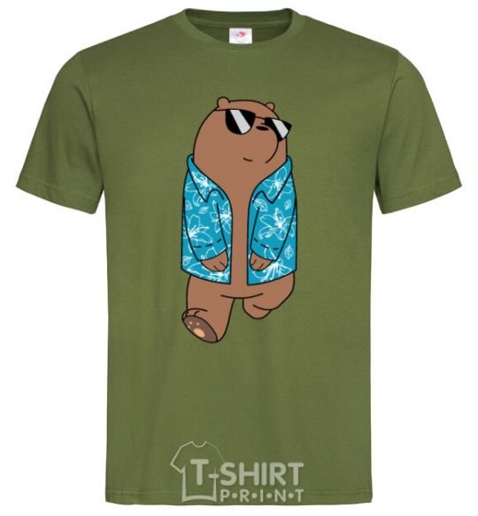 Men's T-Shirt Regular Grizz Bears millennial-khaki фото