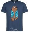 Men's T-Shirt Regular Grizz Bears navy-blue фото