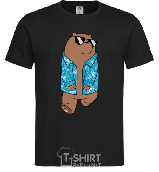 Men's T-Shirt Regular Grizz Bears black фото