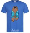Men's T-Shirt Regular Grizz Bears royal-blue фото