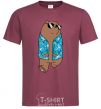 Men's T-Shirt Regular Grizz Bears burgundy фото