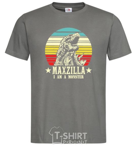 Men's T-Shirt MAXZILLA dark-grey фото