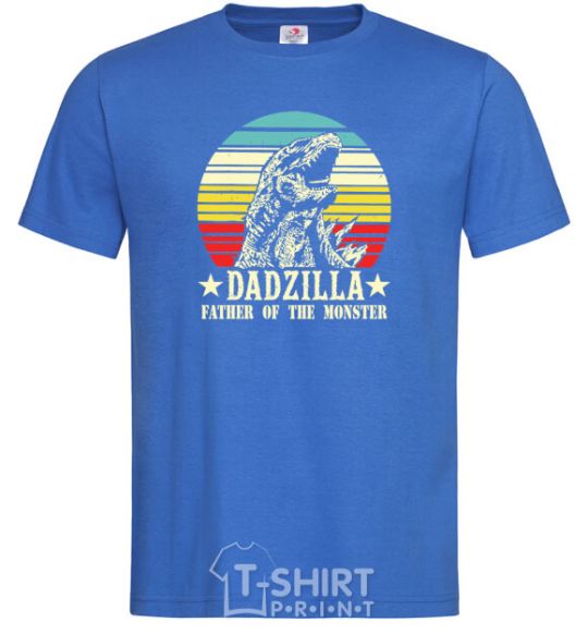 Men's T-Shirt DADZILLA royal-blue фото