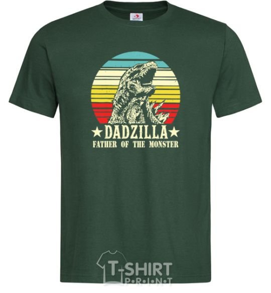 Men's T-Shirt DADZILLA bottle-green фото