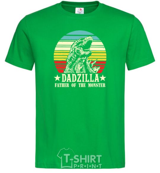 Мужская футболка DADZILLA Зеленый фото