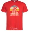 Men's T-Shirt DADZILLA red фото