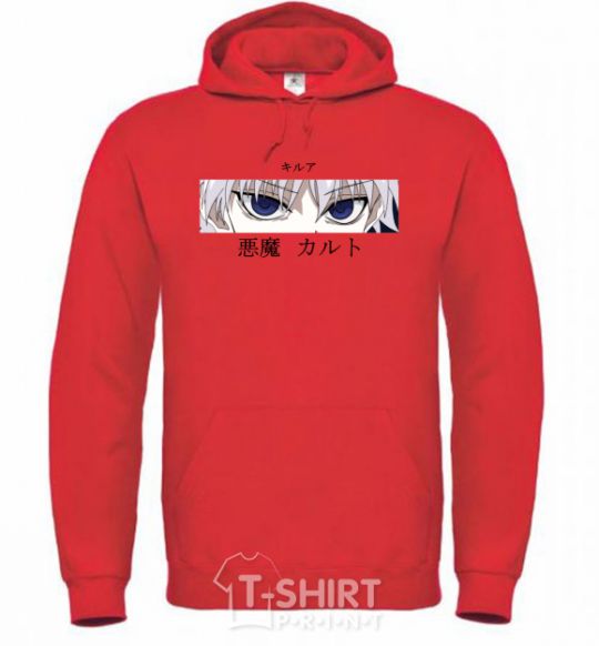 Men`s hoodie hunter x hunter bright-red фото