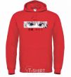 Men`s hoodie hunter x hunter bright-red фото