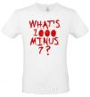 Men's T-Shirt 1000 minus 7 White фото