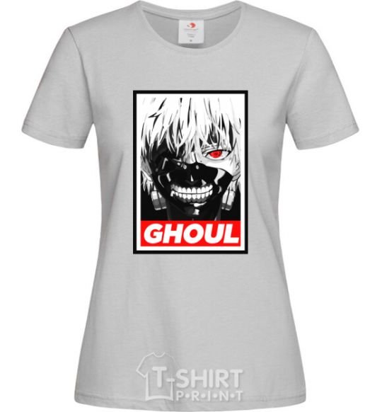 Женская футболка GHOUL Серый фото