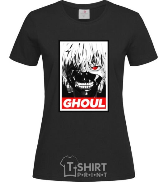 Женская футболка GHOUL Черный фото