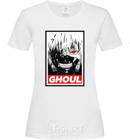 Women's T-shirt GHOUL White фото