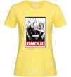 Women's T-shirt GHOUL cornsilk фото