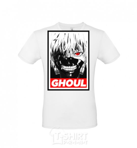 Men's T-Shirt GHOUL White фото