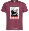 Men's T-Shirt GHOUL burgundy фото