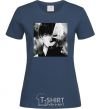 Women's T-shirt Kaneki navy-blue фото