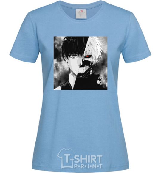 Women's T-shirt Kaneki sky-blue фото