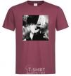 Men's T-Shirt Kaneki burgundy фото