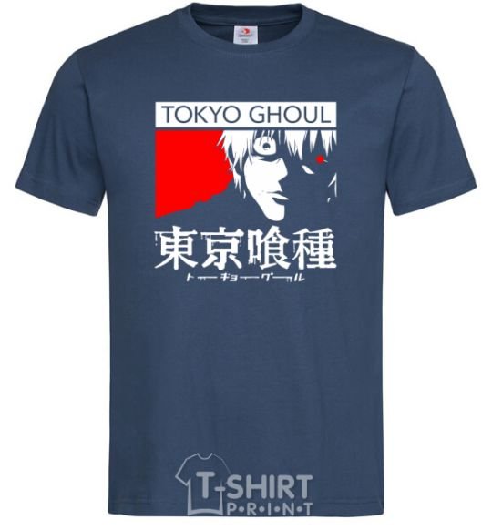 Men's T-Shirt Tokyo ghoul бк navy-blue фото