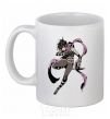 Ceramic mug One punch man sonic White фото