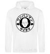 Men`s hoodie One punch man circle ч White фото